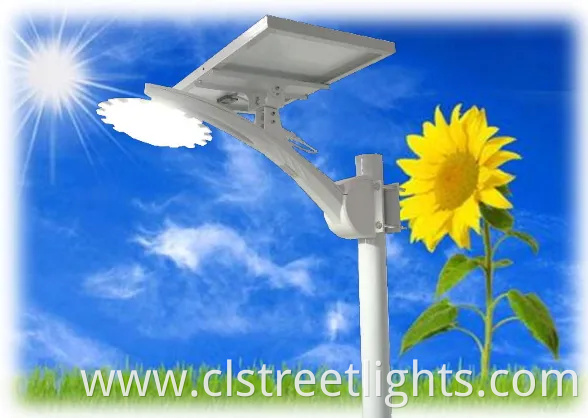 Newest LED Solar Garden/Wall Street Light Outdoor Solar Sunflower Light with High-Quality Metal Casings